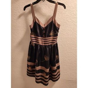 Anthropologie Burlapp Silk Dandelion Wish Dress Size 4